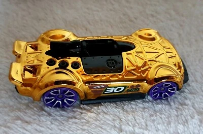 Hot Wheels 2016 MonteRacer Gold/Purple Trap 30 CAO Super Chromes Loose - Image 1 of 4