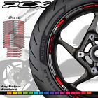 HONDA Motorcycle Scooter Wheel Decals Rim stripes Stickers PCX 49 125 150 160