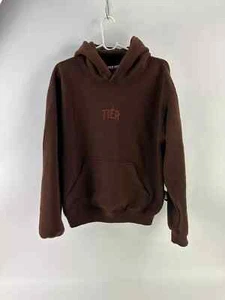 Tier NYC Mens Brown Pullover Hoodie Size S - Picture 1 of 4