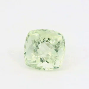 8.16 carats Natural Green Bery - 12.0x11.9 mm - green - cushion cut - loose gems - Picture 1 of 5