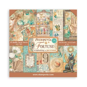 Stamperia Scrapbook - Block Fortune, L 30,5 x An 30,5 cm, 190 g/m2, papel para manualidades - Imagen 1 de 3
