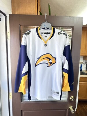 Camiseta deportiva de hockey auténtica Buffalo Sabres CCOSIDA Reebok CCM NHL Foto 1 de 4