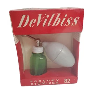 DeVilbiss #82 Nase & Hals Vintage Economy Zerstäuber Neu im Karton Sammler HTF Glas - Bild 1 von 12