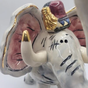 Blue Sky Clayworks Elefant Teelichthalter von Heather Goldminc 2000 Blue Sky - Bild 1 von 17