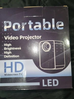 4K Projector Android TV 1080P HD 5G WiFi LED Movie Video Home Theater - Image 1 of 4