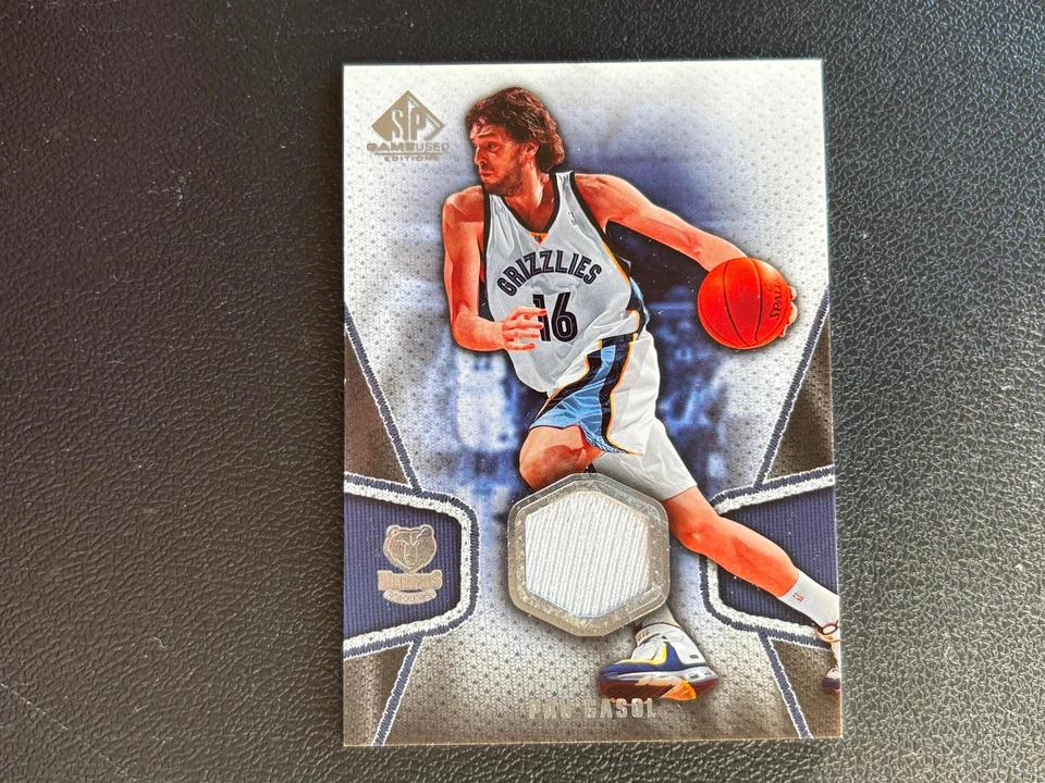 Parche de camiseta Pau Gasol 2007-08 SP Game Worn Memphis Grizzlies E36 Foto 1 de 1