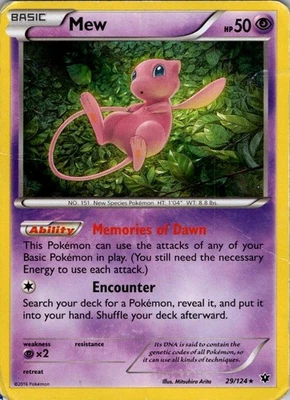 2016 Pokemon Mew #29/124 - Image 1 of 2