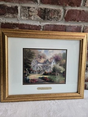 Thomas Kinkade "Home is where the heart is II" Сертификат подлинности в рамке 2003 - Изображение 1 из 4