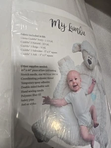 Shannon Minky Cuddle My Lambie quilt pillow Kit Ivory Fabric - Picture 1 of 7