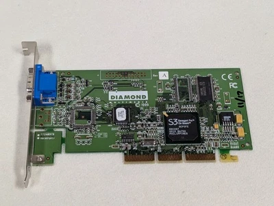 AGP 3D Card Diamond Stealth III S520 Rev A (S3 Savage 4 Pro 86C397) 8 MB RAM - Image 1 of 4