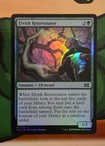 X 1 rajeunisseur elfique FOIL NM Double Masters 144 MTG Magic The Gathering - Photo 1/1