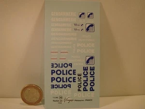 DECALS 1/43 DIFFERENTS SERVICES PUBLICS - VIRAGES T110 - Imagen 1 de 1
