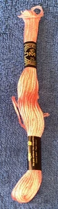 Vtg DMC 25 Embroidery Floss Made In France Pink #894 - Picture 1 of 4