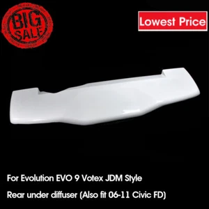 For Evolution EVO 9 Vot JDM Style FRP Fiber Unpainted Rear under diffuser kits - Imagen 1 de 11