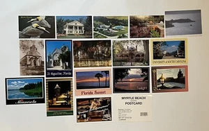 Vintage Random Postcard Lot of 20 ~ Unposted Postcards Including Michael Jordan - Picture 1 of 12