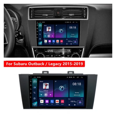Radio estéreo para Subaru Outback Legacy 2015-2019 9" Android 12.0 GPS navegación Wifi FM Foto 1 de 4