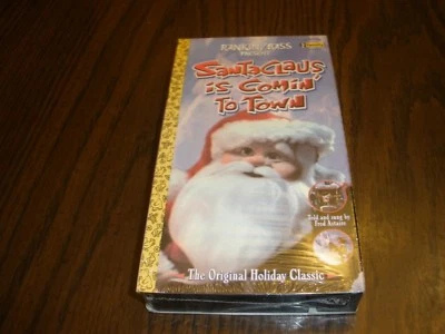 NEW Santa Claus is Comin' to Town Golden Books VHS Original Holiday Classics - Image 1 of 2