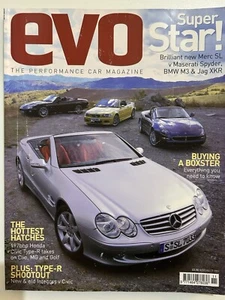 Evo Magazine November 2001 #37 - Jaguar XKR100, Honda Civic, Integra Type-R - Picture 1 of 8