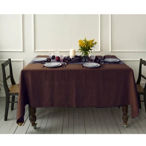 Country Table Cloth Kildare Chocolate Tablecloth 180cm Round - Picture 1 of 1