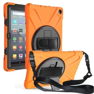 Kids Case Amazon Fire 7 HD 8 HD 10 Tablet ShockProof Stand Handle Hybrid Cover - Picture 1 of 29