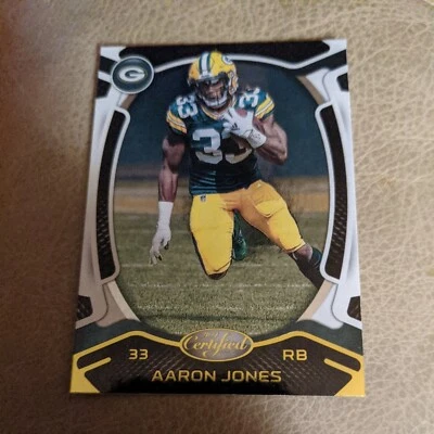 2021 Panini Certified Football card #72 AARON JONES Green Bay Packers - Image 1 of 2