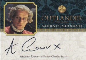 Outlander Season 2 Autograph Card AG - Andrew Gower as Prince Charles Stuart