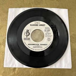 Pop Promo 45 Claudine Longet - Broomstick Cowboy / Broomstick Cowboy On Barnaby - Picture 1 of 2