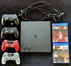 Sony Playstation 4 Slim 1Tb Console Bundle 4 Controller?S 2 Game?S 2 Analog Ext