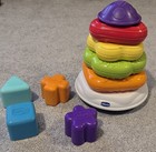 Chicco 2-in-1 Stacking Ring Tower Toy | Motor Skills Development Kids Toy, 6-36m
