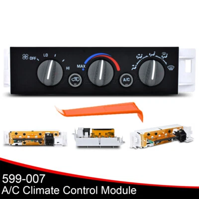 A/C Heater Climate Control Module For 1996-2000 GMC K3500 Truck 599-007 - Image 1 of 4