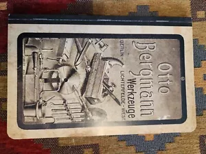 Otto Bergmann Werkzeuge 1928-29 (Tool) Catalog/German 2013 Reprint Pub. MWTCA - Picture 1 of 8