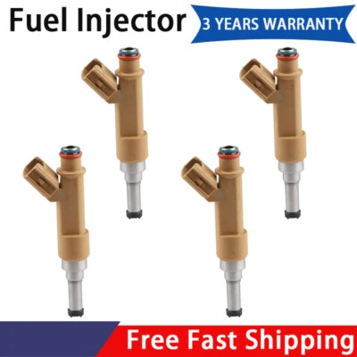 4pcs Fuel Injector For Scion XD 1.8L L4 2008 2009 Toyota Matrix 1.8L 2009-2013 Foto 1 de 4
