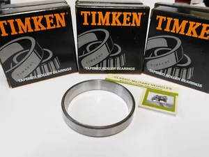 Willys Jeep Front Wheel Bearing Cup Set of 4 Timken. MB CJ2A CJ5 M38 M38A1. - Picture 1 of 4