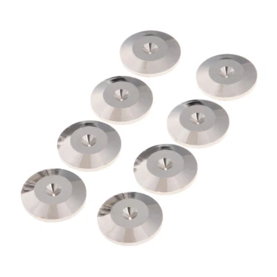 8PCS Lautsprecher Spikes Fußmatten Fußpolster 25*4mm Metall Langlebig für - Bild 1 von 4