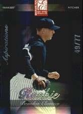 2002 (YANKEES) Donruss Elite Aspirations #169 Brandon Claussen ROO/77