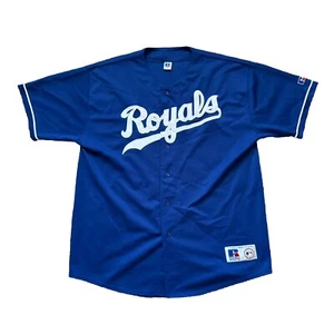 Kansas City Royals Russell Athletic Baseball Jersey Blue Men’s Size XXL - Picture 1 of 7