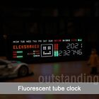 EleksWFD Creative Desktop Clock Retro Pseudo-Fluorescent Tube Clock Nice Gift sz