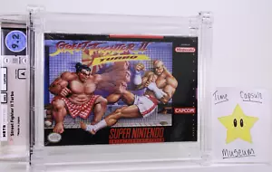 Street Fighter II 2 Turbo Nuevo Super Nintendo SNES 1993 Sellado WATA Grado 9.2 A - Imagen 1 de 3