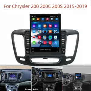9.7'' Car Stereo Radio Navi GPS Player For Chrysler 200 200C 200S 15-19 Carplay - Picture 1 of 24
