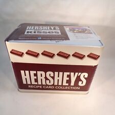 Hershey's  Recipe Card Collection Tin Box with 85 recipes 5 dividers New
