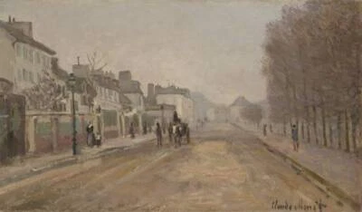 Boulevard Héloise, Argenteuil Painting by Monet Poster Print, Imagekind - Image 1 of 4