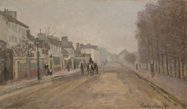 Boulevard Héloise, Argenteuil Painting by Monet Poster Print, Imagekind - Image 1 of 4