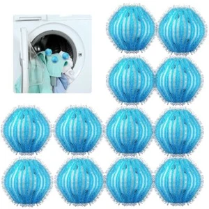 12Pcs 3.5cm Laundry Lint Remover Cleaning Hair Filter Washing Machine - Picture 1 of 8