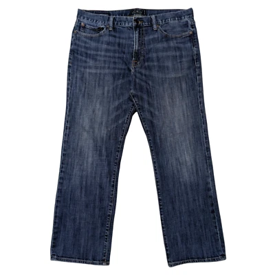 Lucky Brand 361 Vintage Straight Jeans Men 36x30 (36x29) Blue Medium Faded Denim - Image 1 of 4