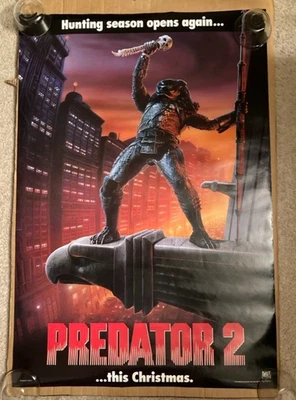 PREDATOR 2 FILMPLAKAT Original 27x40 selten Advance Style 1990 DANNY GLOVER - Bild 1 von 2