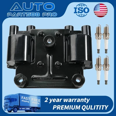 Ignition Coil + Spark Plug for 2005-2010 Chevrolet Optra 1.2L 1.6L L4 UF698 Foto 1 de 4