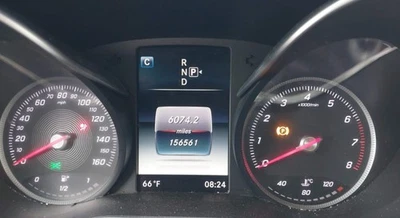 2015-2015 C 级 OE 速度计集群 156K 英里梅赛德斯-奔驰 — 第 1/4 张图片