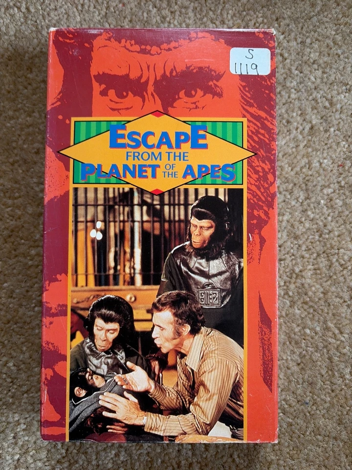 Escape From the Planet of the Apes VHS Tape Scifi Roddy McDowall Kim Hunter - Image 1 of 4