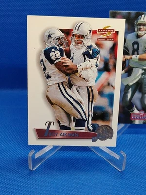 Troy Aikman 90s Card Lot- 1992 Pro Line Profiles & 1995 Pinnacle Gold - Image 1 of 4