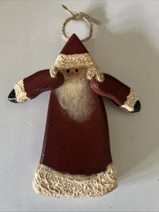 Wooden Santa Ornament Moving Arms - Picture 1 of 2